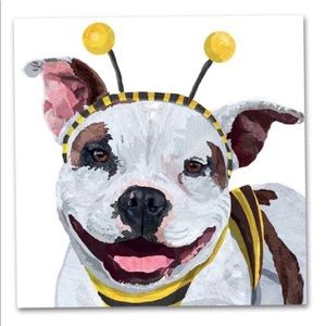 Two (2) Individual Ppd Widget Bee Pitbull Luncheon Size Decoupage Napkins